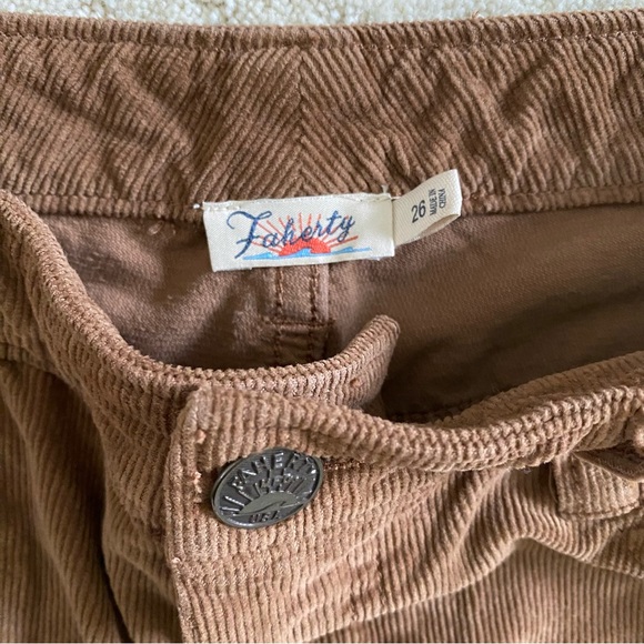 Faherty Stretch Cord Julianne Patch Pocket Pants - Picture 5 of 5